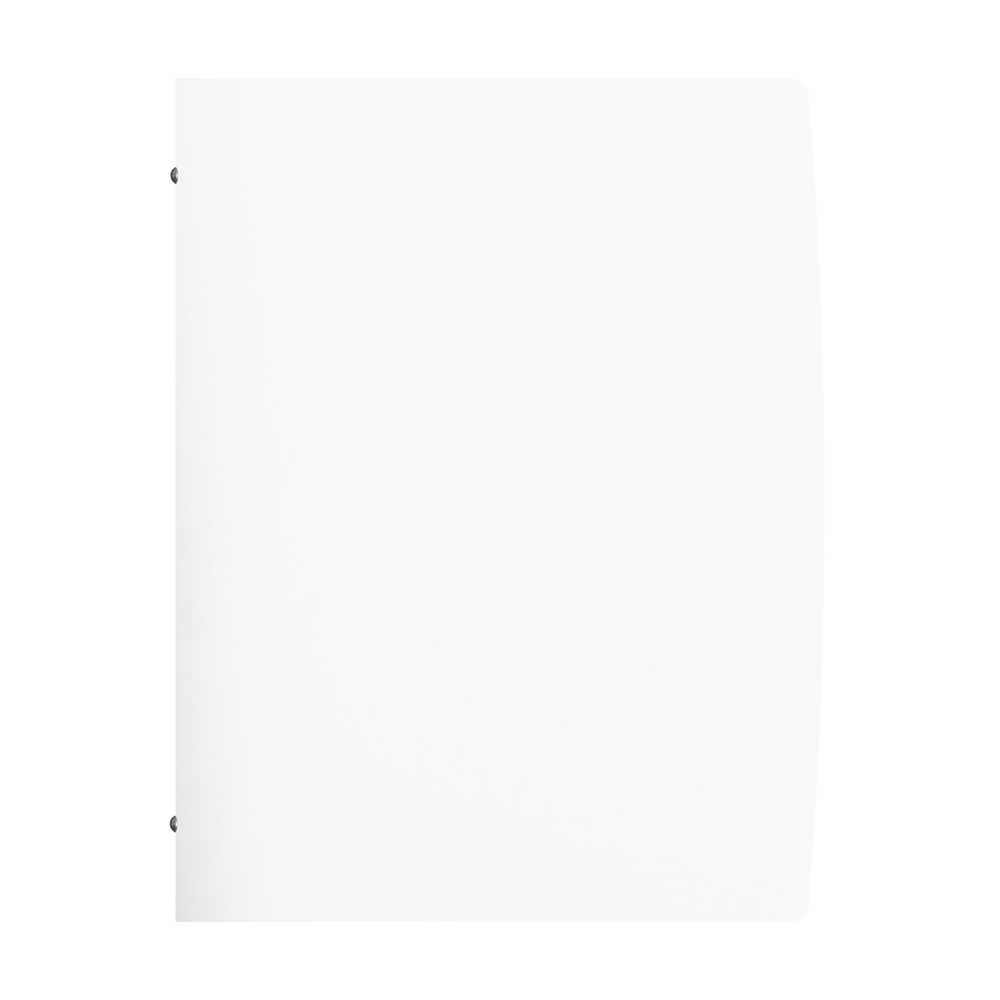Listino Menu Pelle Rigenerata Bianco Liscio 240X316