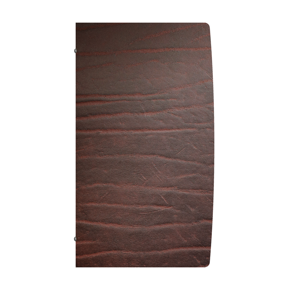 Listino Menu Pelle Rigenerata Marrone Venature 180X316