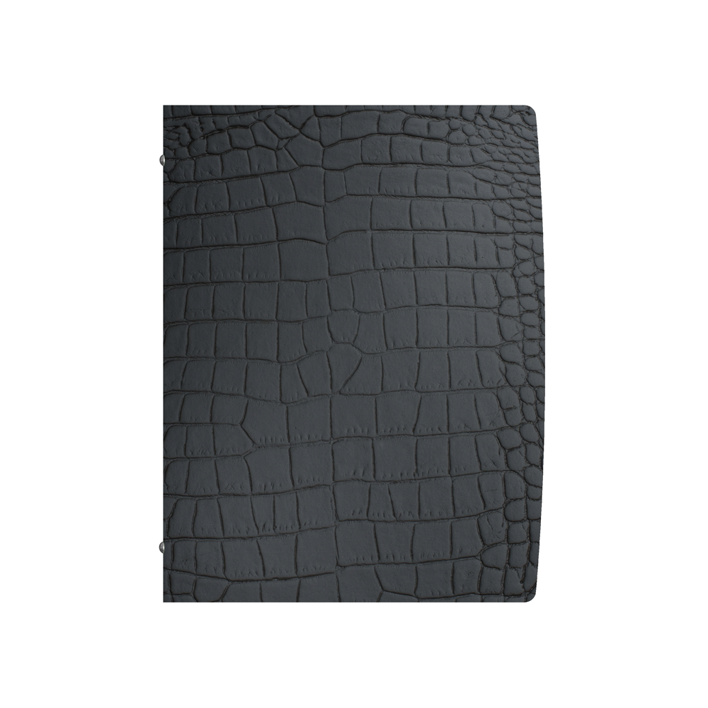 Listino Menu Pelle Rigenerata Nero Squame 170X230