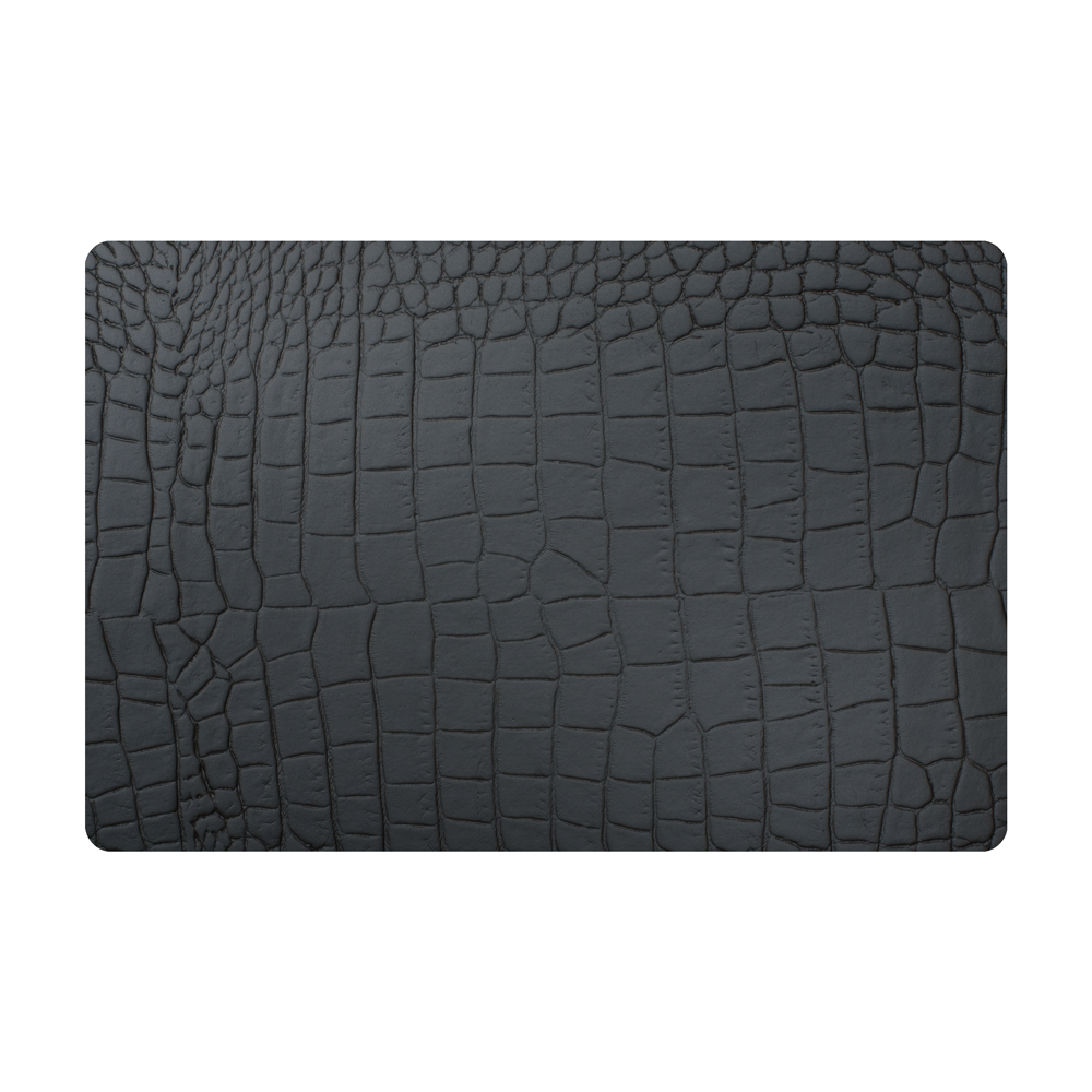 Tovaglietta Americana Pelle Rigenerata Nero Squame 410X310