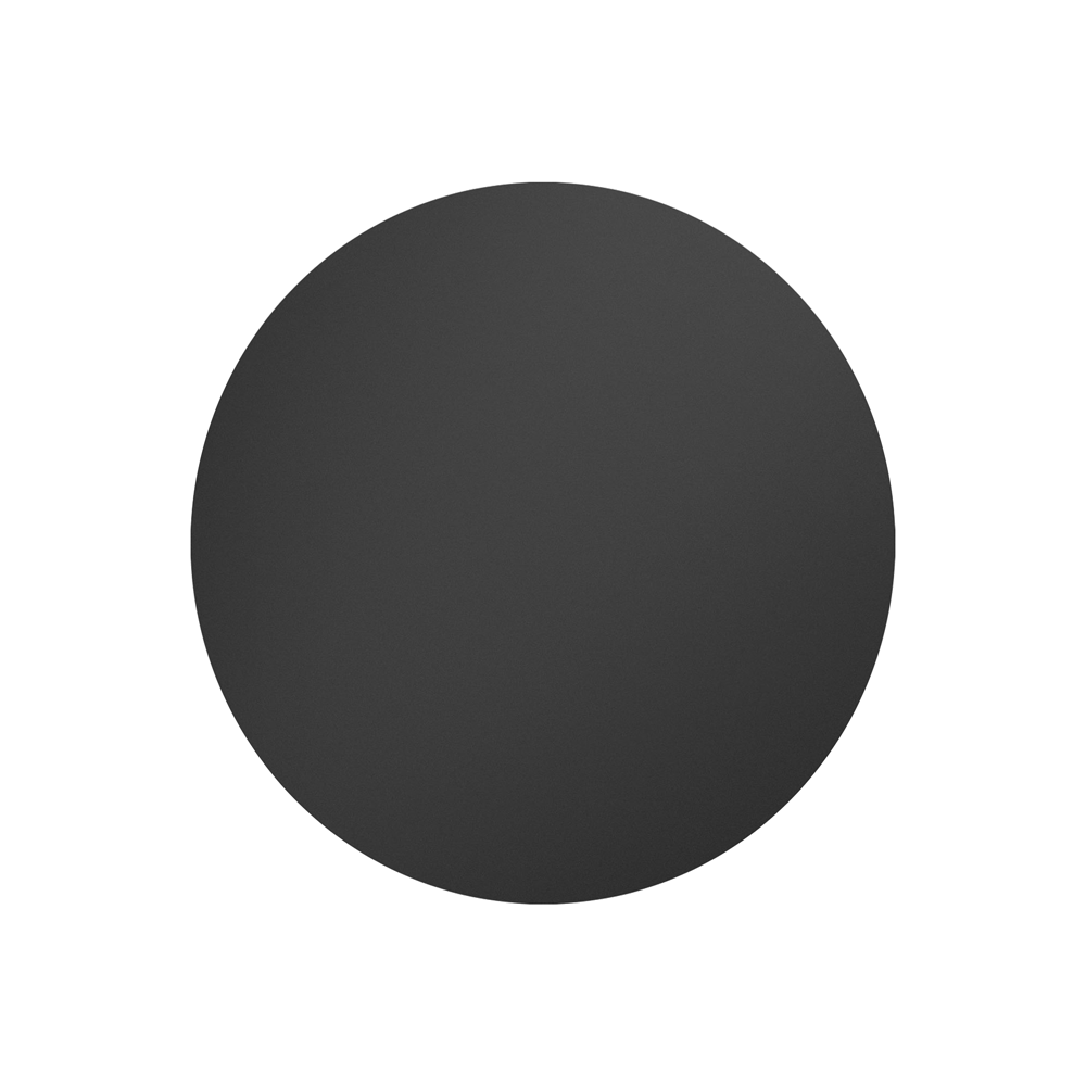 Sottobicchiere Pelle Rigenerata Nero Liscio 100