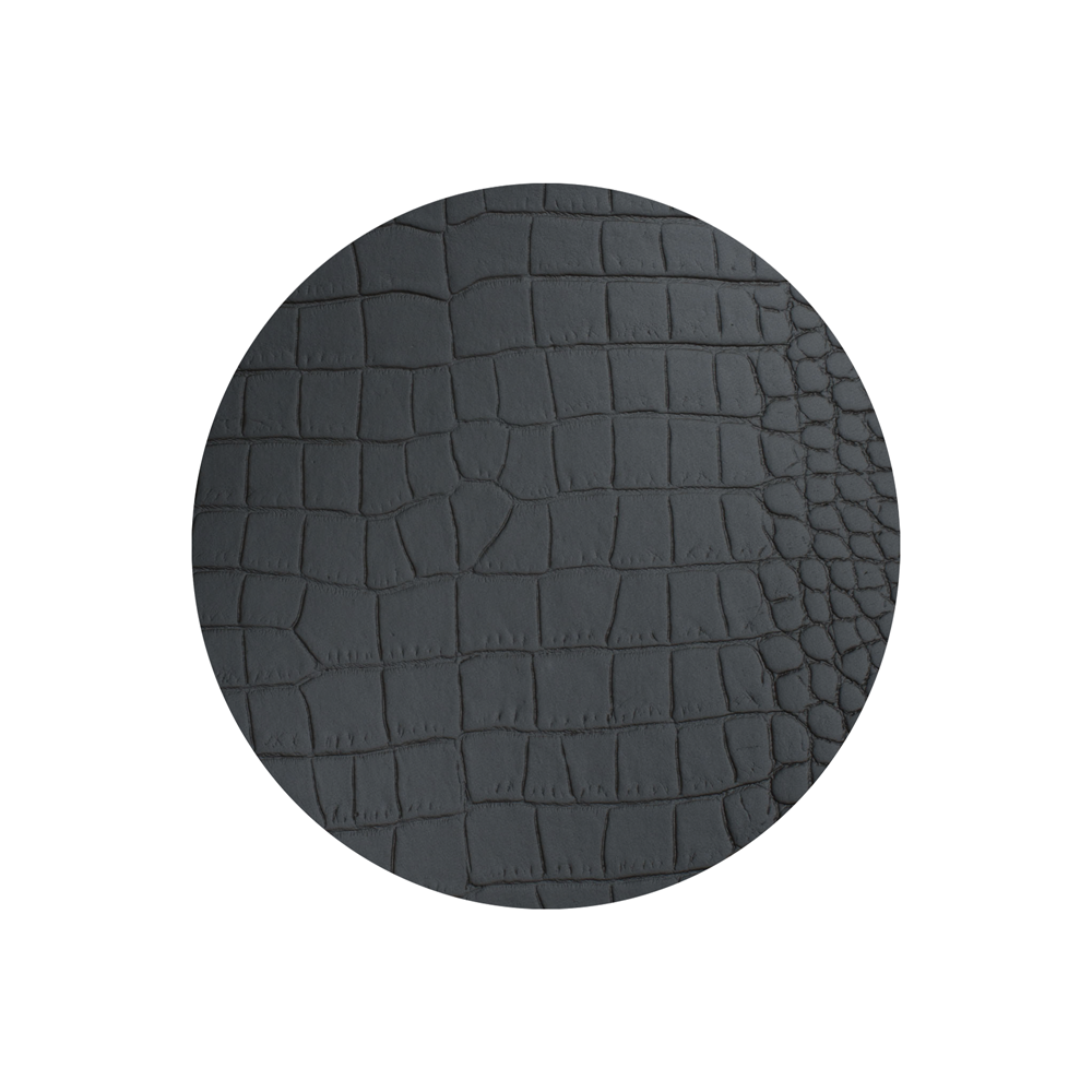 Sottobicchiere Pelle Rigenerata Nero Squame 100